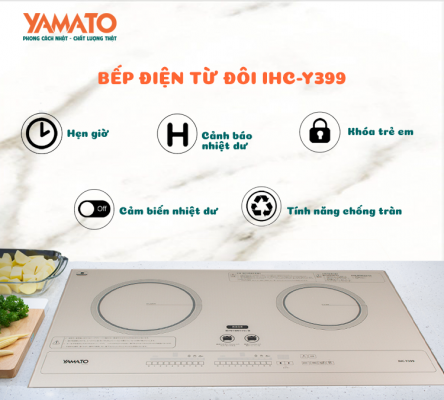 Bếp từ đôi YAMATO IHC-Y399