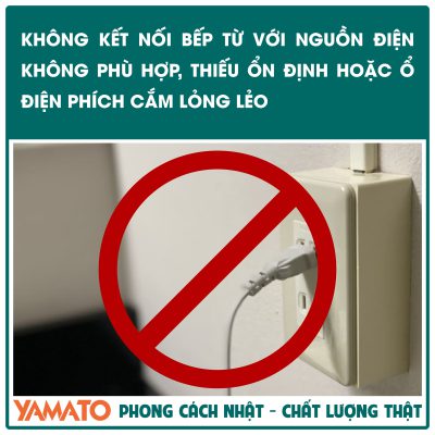 lưu ý khi sử dụng bếp từ 1