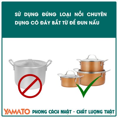 chọn nồi cho bếp từ
