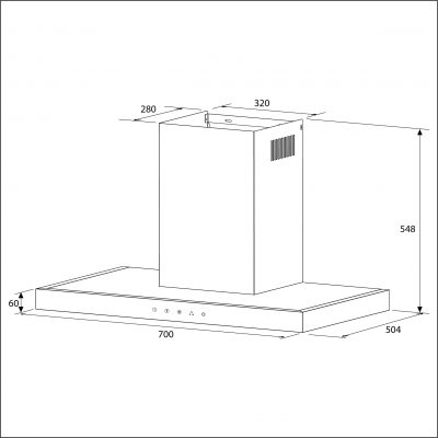 Hút mùi YAMATO YT-269H-SB