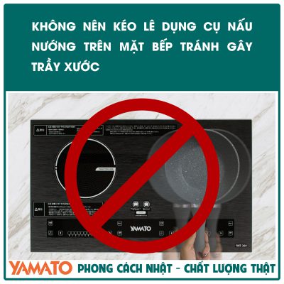 không kéo lê dụng cụ nấu nướng