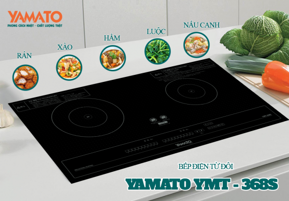 Bếp điện từ đôi YAMATO YMT-368S