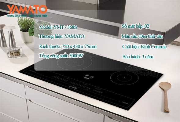 Bếp từ đôi YMT-368S